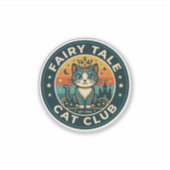 Märchenkatze Süße Kitty Design - Märchenkatze Aufkleber (Vorderseite)