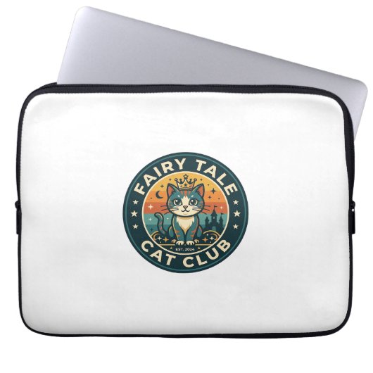 Märchenkatze Süße Kitty Design - Märchenkatze Laptopschutzhülle (Vorderseite)