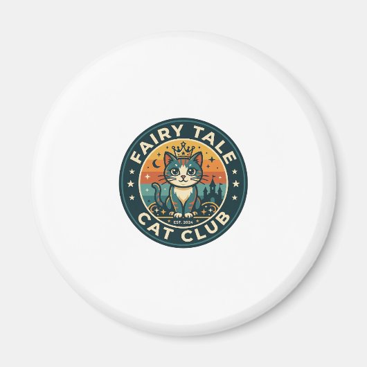 Märchenkatze Süße Kitty Design - Märchenkatze  Magnet (Vorne)