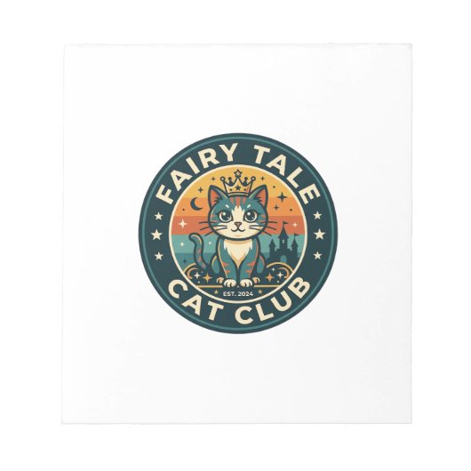 Märchenkatze Süße Kitty Design - Märchenkatze Notizblock (Vorderseite)