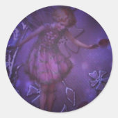 Märchenkleber Runder Aufkleber (Vorderseite)