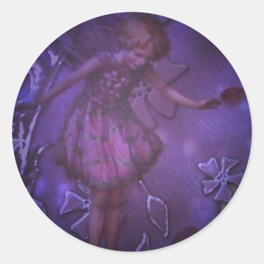 Märchenkleber Runder Aufkleber (Vorderseite)