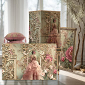 Märchenkleid, Shabby Chic, Portrait Art Seidenpapier