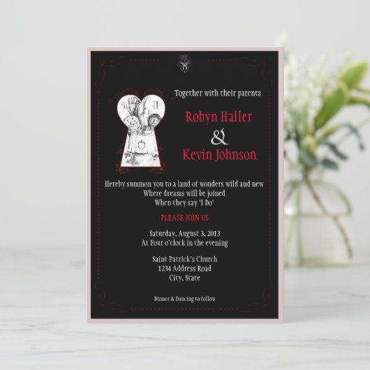 Märchenland 2 einladung (Stehend Vorderseite)