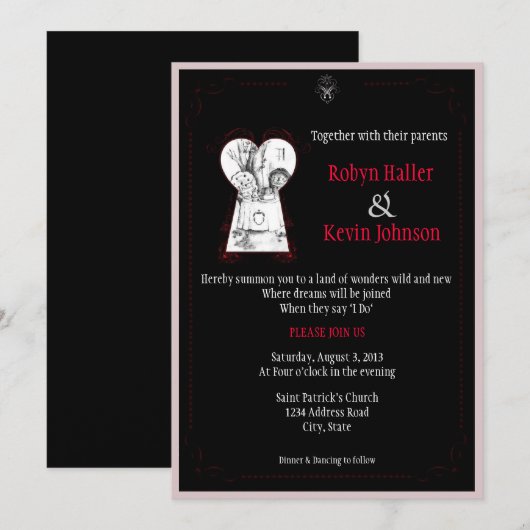 Märchenland 2 einladung (Vorne/Hinten)