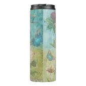 Märchenland - Alice im Wunderland-Collage Thermosbecher (Rückseite)