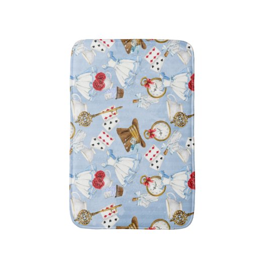 Märchenland-Alice-Muster Badematte (Vorderseite Vertikal)