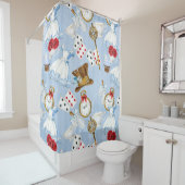 Märchenland-Alice-Muster Duschvorhang (Beispiel)