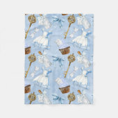 Märchenland-Alice-Muster Fleecedecke (Vorderseite)