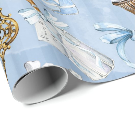 Märchenland-Alice-Muster Geschenkpapier (Rolleneckpunkt)