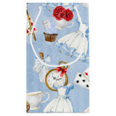 Märchenland-Alice-Muster Kleine Geschenktüte (Rückseite)