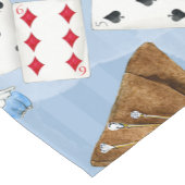 Märchenland-Alice-Muster Kurzer Tischläufer (Ecke)