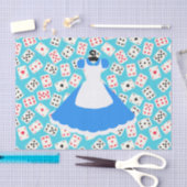 Märchenland-Alice-Muster Seidenpapier (Handwerk)