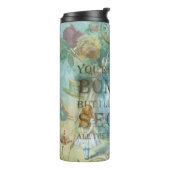 Märchenland - bonkers Zitat - Alice im Wunderland Thermosbecher (Nach links gedreht)