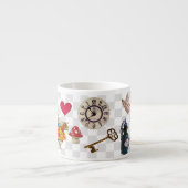 Märchenland-Collage Espressotasse (Vorderseite)