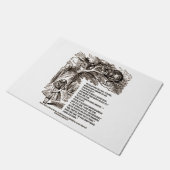 Märchenland das Weise soll ich gehen Zitat Fußmatte (Schrägansicht)