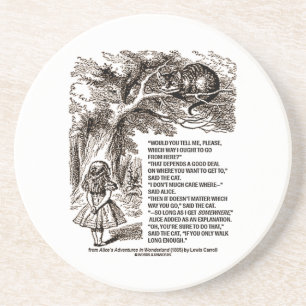 Märchenland das Weise soll ich von hier gehen Sandstein Untersetzer