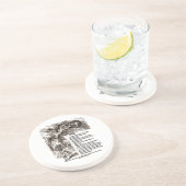 Märchenland das Weise soll ich von hier gehen Sandstein Untersetzer (Seite)