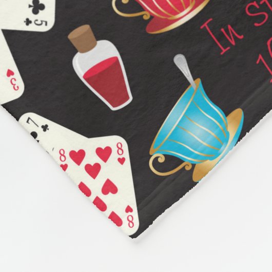 Märchenland-Drucke Fleecedecke (Ecke)