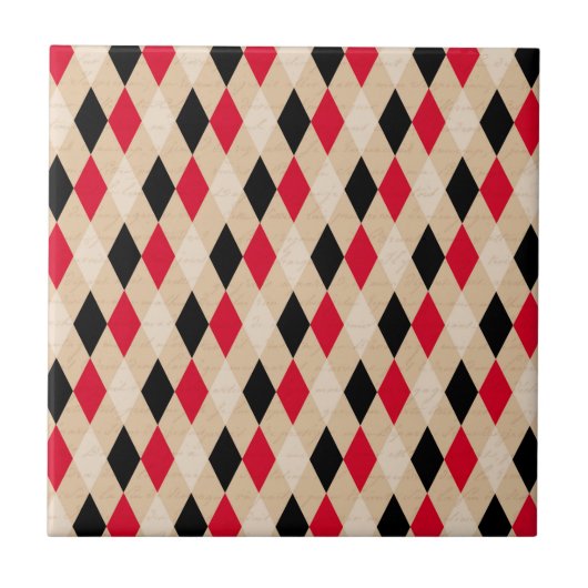 Märchenland-Drucke Fliese (Vorderseite)