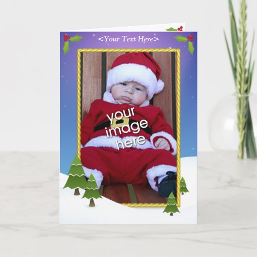 Märchenland Feiertagskarte (Vorderseite)