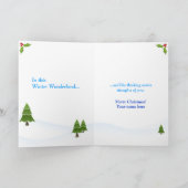 Märchenland Feiertagskarte (Innenseite)