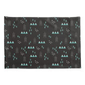 Märchenland-geometrisches Nachtmuster Kissenbezug (Rückseite-Rechts)