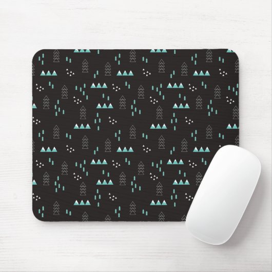 Märchenland-geometrisches Nachtmuster Mousepad (Mit Mouse)