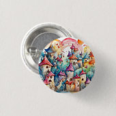 Märchenland-Magieschloss Button (Vorne & Hinten)