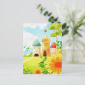 Märchenland Postkarte (Stehend Vorderseite)