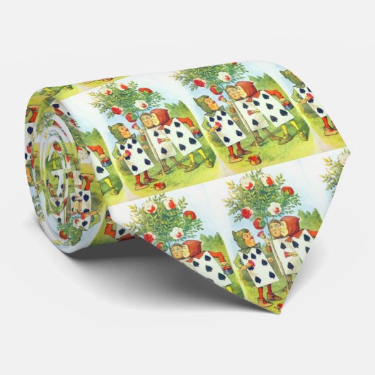 Märchenland-Rosen Krawatte (Gerollt)