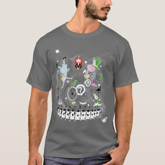 Märchenland Teacups T-Shirt (Vorderseite)