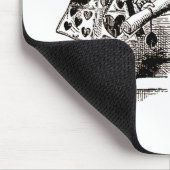 Märchenland-Weiß-Kaninchen Mousepad (Ecke)