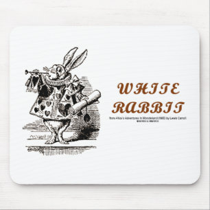 Märchenland-Weiß-Kaninchen Mousepad