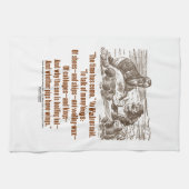 Märchenland-Zeit ist durch Spiegel gekommen Küchentuch (Horizontal)