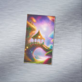 Märchenlandschaft Grafik Magnetische Visitenkarte (Beispiel)