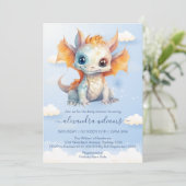 Märchenmagie und verzauberte Story Baby-Dusche Einladung (Stehend Vorderseite)