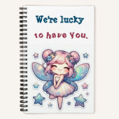 Märchenmotivation Notizblock (Vorderseite)