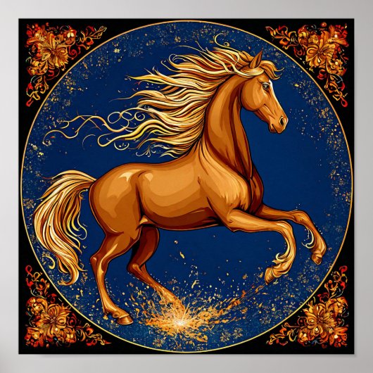 Märchenpferd Poster (Vorne)