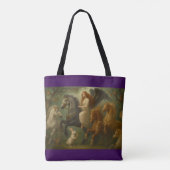 Märchenpferde und Engel-Tasche Tasche (Rückseite)