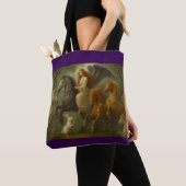 Märchenpferde und Engel-Tasche Tasche (Von Nahem)