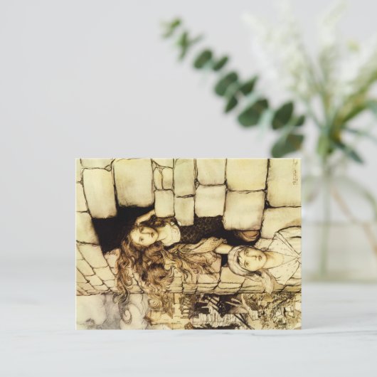 Märchenpostkarte Postkarte (Stehend Vorderseite)
