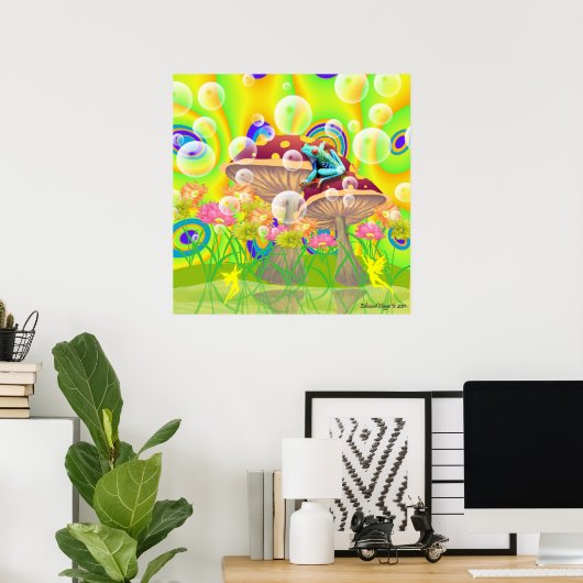 Märchenprint Poster (Heimbüro)