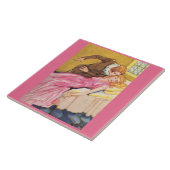 Märchenprinz, der Schneewittchen küsst Fliese (Seite)