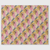 Märchenprinz, der Schneewittchen küsst Geschenkpapier (Flach)