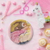 Märchenprinz, der Schneewittchen küsst Pappteller (Party)