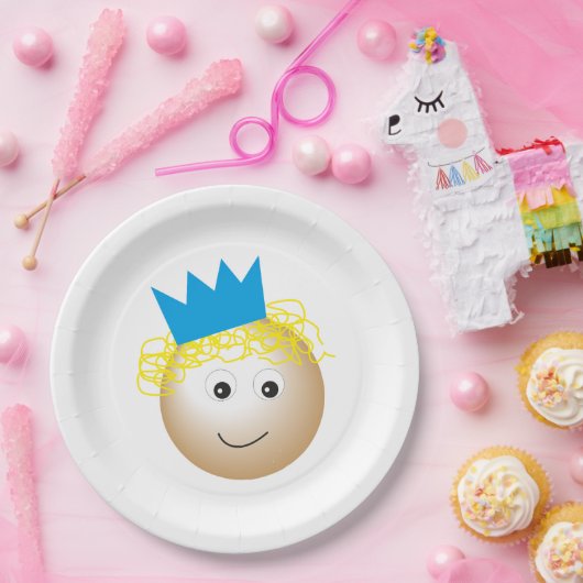 Märchenprinz, glücklicher Geburtstag Pappteller (Party)