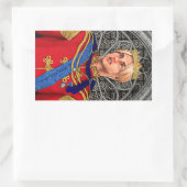 Märchenprinz Rechteckiger Aufkleber (Tasche)