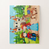 Märchenprinz und das Abenteuer der Prinzessin Puzzle (Vertikal)