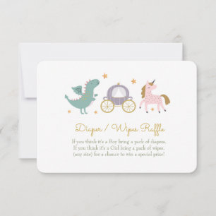 Märchenprinzessentaucher-/Wipselaffekarte Einladung